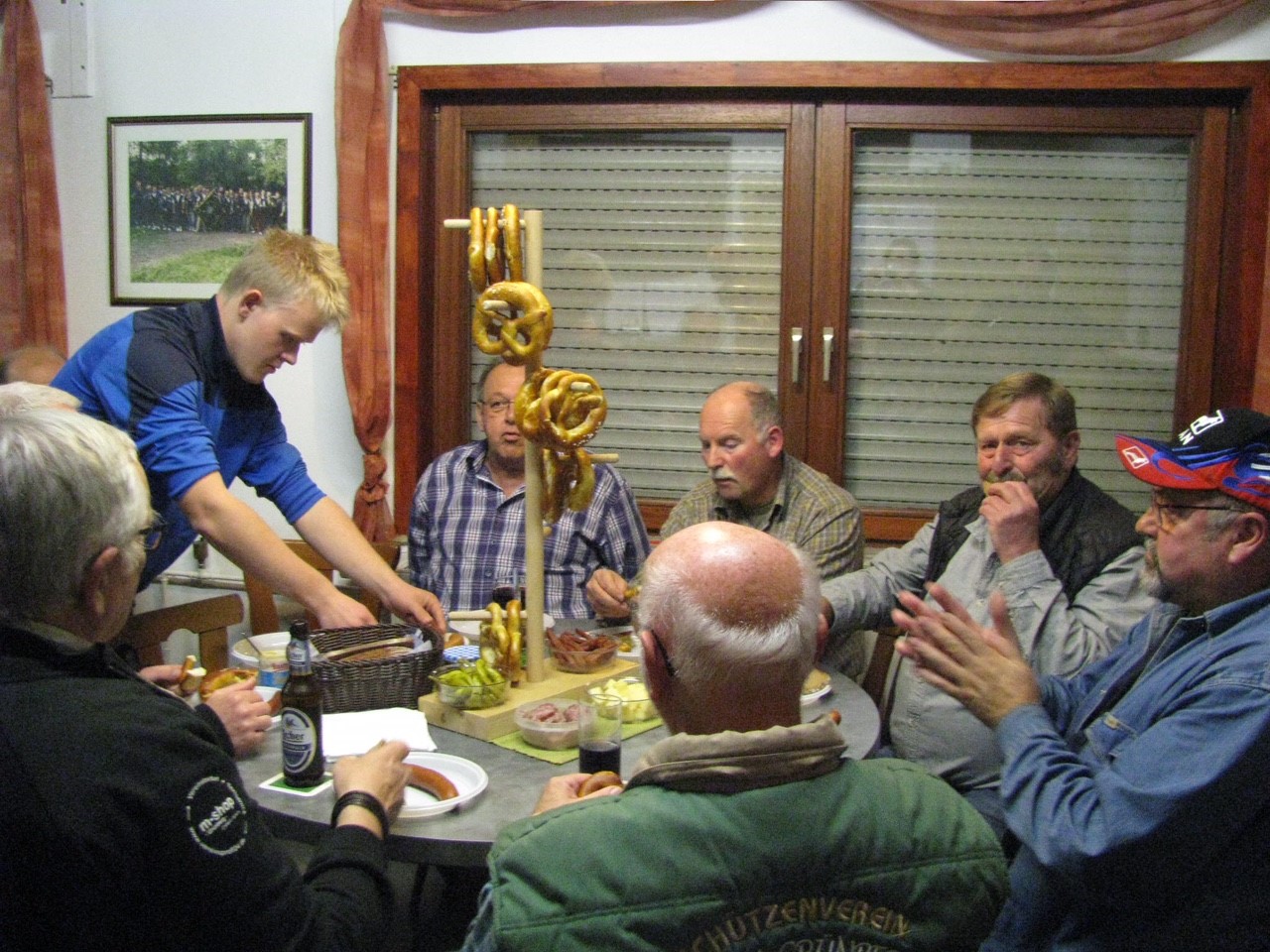 Ausklang im Schützenhaus